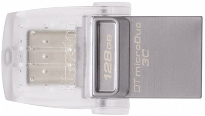 Pamięć flash USB Kingston DataTraveler microDuo 3C 128 GB (DTDUO3C/128GB)