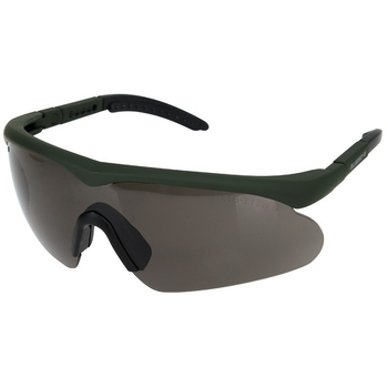 Тактические баллистические очки SWISSEYE Raptor + 3 линзы оливковые 15620001