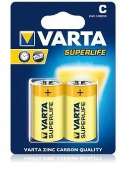 Батарейка VARTA SUPERLIFE С FOL BLI 2 ZINС-CARBON * (502) 2шт.