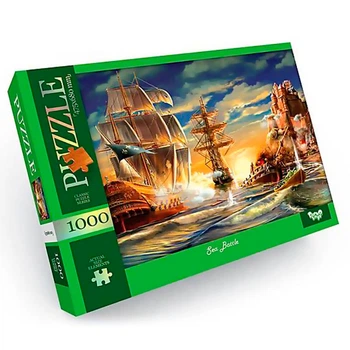 Пазл DankoToys Морской бой 1000 элементов DT C1000-12-08 68х47,5см