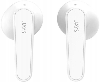 Słuchawki JAYS t-Five Plus Earbuds White (7350033656501)