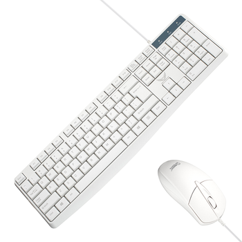 Клавиатура и мышь Zerodate LD825 (ENG) White