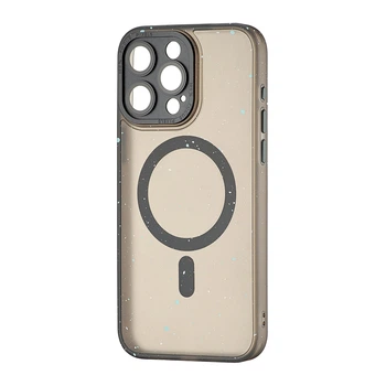 Чехол Splatter with MagSafe iPhone 15 Pro Max Black