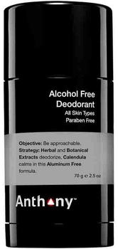 Dezodorant Anthony Alcohol Free 70 g (0802609961139)