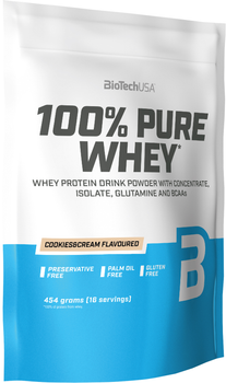 Протеїн Biotech 100% Pure Whey 454 г Печиво з вершками (5999076238392)