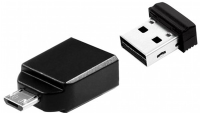 Флеш пам'ять USB Verbatim OTG USB 32GB Black (23942498223)