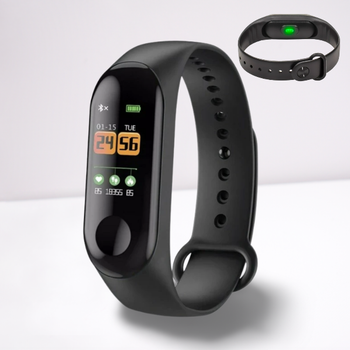 Смарт годинник XPRO Band M5 з крокоміром, контролем сну та підрахунком калорій, чорний (7471_341)
