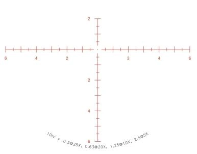 Приціл оптичний TRIJICON Tenmile 5-25x50 MRAD Crosshair SFP Red