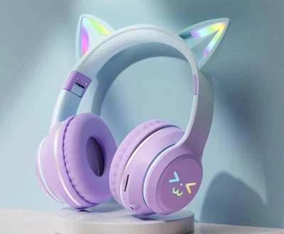 Навушники з котячими вушками CATEAR JST-BT035 (Blue-Violet)
