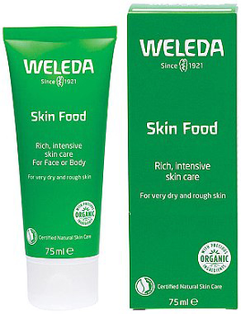 Крем для догляду за сухою шкірою стоп та долонь Weleda Skin Food 75 мл (4001638093989)