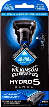Бритва для гоління Wilkinson Sword Hydro5 Sens + 2 леза (4027800037636)