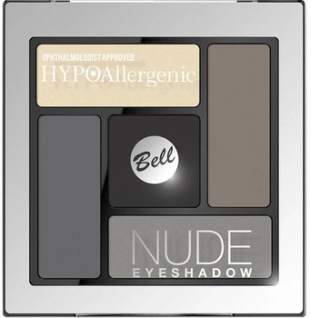 Тіні для повік атласно-кремові Bell Hypo Allergenic Nude Eyeshadow №02 5 г (5902082513810)