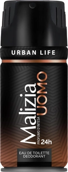 Dezodorant w sprayu dla mężczyzn Malizia Urban Life 24 h 150 ml (8003510008476)
