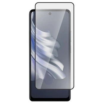 Защитное стекло LUX для Tecno Spark 20 Pro (KJ6) полная проклейка черный