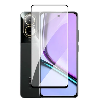 Защитное стекло LUX для Realme C67 (RMX3890) полная проклейка черный