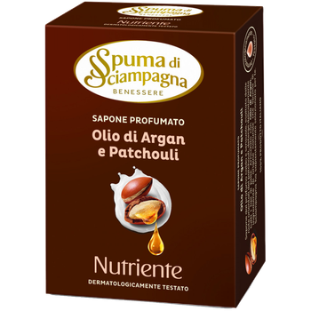 Мыло твердое Spuma di Sciampagna Olio di Argan e Patchouli 90 г