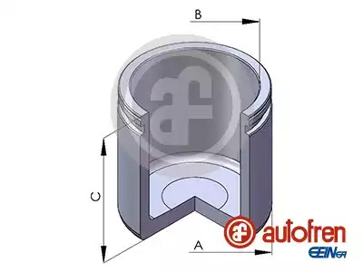 Поршень гальмівного супорту Civic/Jazz/Liana/Prius 91- 54*46mm, AUTOFREN (D02555)