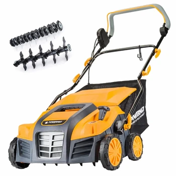 Аэратор скарификатор для газона Powermat Homeline 2600 электрический вертикуттер почвы рыхлители травы