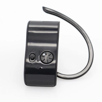 Слуховий апарат акумуляторний підсилювач звуку у вигляді блютуз гарнітури Axon A-155 (476539-Prob) Чорний