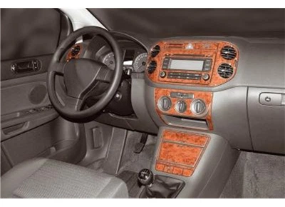 Volkswagen Golf Plus 2005-2014 Накладки на панель из дерева