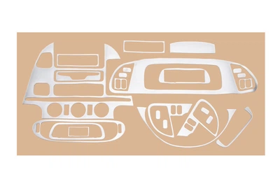 Mercedes Sprinter W901/902/903/904/905 (2000-2006) Накладки на панель з алюмінію Meric