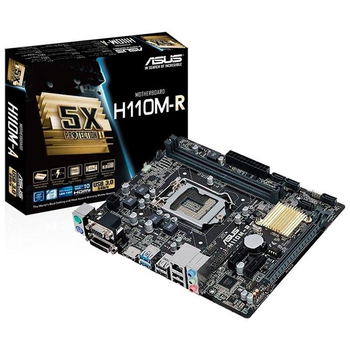 Материнская плата ASUS H110M-R (H110M-R) (S1151, INTEL H110, MICRO-ATX) Tray