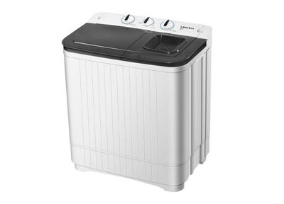 Вертикальная стиральная машина Liberton lwm-6200 pump, White/Black, полуавтомат, с 2 барабанами, загрузка 6.2 кг, 3 режима, 1350 об/мин, класс энергопотребления а+, 66.8х40х76.5 см