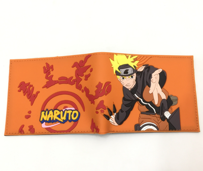 Гаманець гаманець для хлопчика Наруто. Виклик мудрості Naruto аніме anime 3D подарунок синові помаранчевий (AN)26212