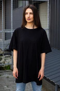 Оверсайз Футболка Without Great 24 Woman 2XL/3XL Black