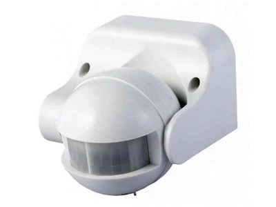 Датчик руху LUXEL 0,5Вт,IP44, 3-2000 LUX (MS-01W)