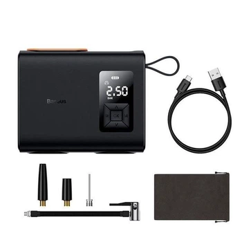 Аккумуляторный автокомпрессор Baseus EnergyPump Mega Series Dual Cylinder Wireless BS-CG007 250W 6000mAh