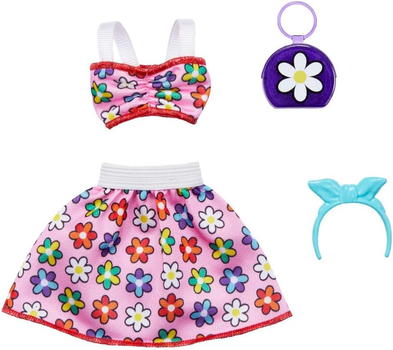 Набір одягу для ляльки Mattel Barbie Flowers Dress 4 шт (0194735094271)