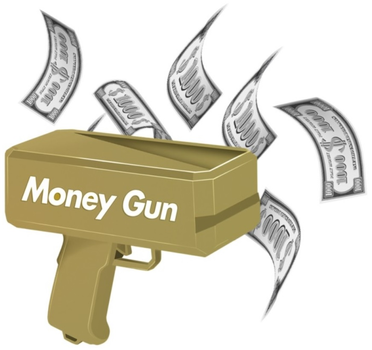 Пістолет для грошей Pocket Паперові гроші 100 шт (5713428020943)
