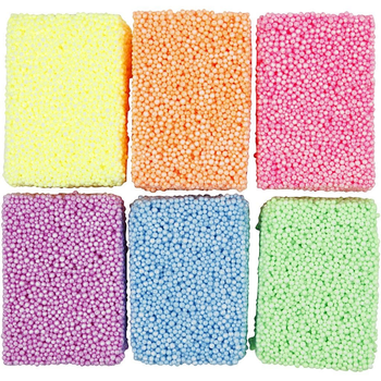 Набір для ліплення Creativ Company Soft Foam Clay Neon Colors 6 x 10 g (5712854177474)