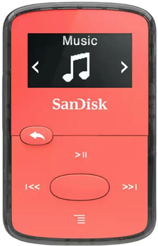 Odtwarzacz mp3 SanDisk Clip Jam 8GB Red (619659187477)