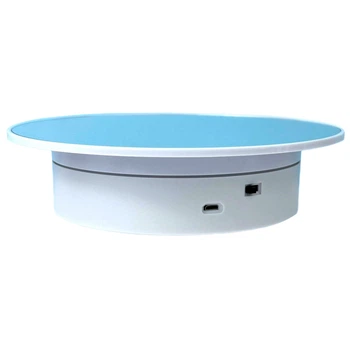 Стол зеркальный для предметной съемки Electric Mirror Turntable 20см Белый