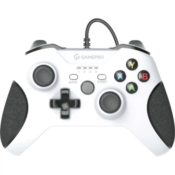 Геймпад GamePro MG450W USB 10 кнопок 2 аналогові стіки Білий 1.8 м (MG450W)
