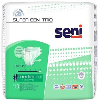 Pieluchomajtki dla dorosłych Seni Super Trio Small 10 szt (5900516691691)