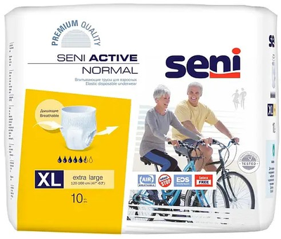 Majtki chłonne dla dorosłych Seni Active Normal Extra Large 10 szt (5900516693060)
