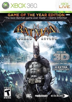 Гра Xbox 360 Batman: Arkham Asylum Game of the Year Edition Platinum Hits (Nintendo Switch) (0788687200929)