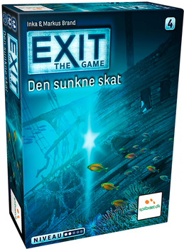 Настільна гра Kosmos Exit The Game The Sunken Treasure Датский язык (7072611001724)