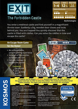 Gra planszowa Kosmos Exit The Game The Forbidden Castle Angielski język (0814743013148)
