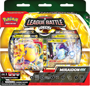 Доповнення до настільної гри Pokemon League Battle Deck Miraidon Ex (0820650852732)