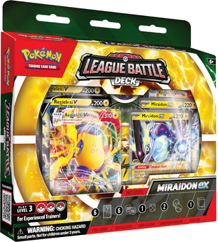 Доповнення до настільної гри Pokemon League Battle Deck Miraidon Ex (0820650852732)