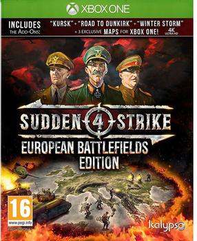 Гра Xbox One Sudden Strike 4: European Battlefields Edition (диск Blu-ray) (4260458361306)