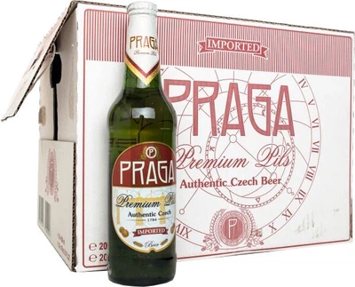Praga Premium Pils світле фільтроване 0,5 л × 20