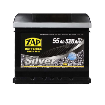 Автомобильный аккумулятор ZAP Silver 55Ah 520A L+ (L1)