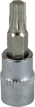 Головка торцевая с битой TORX 1/4 T30 (Yato) (37мм.) (YT-04306)
