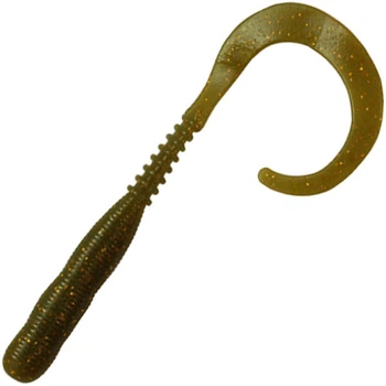 Силикон Reins Curly Curly 4" 035 Green Sparkle (15 шт/уп)