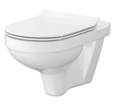 Унітаз підвісний CET 472 Cersanit Zip SimpleOn з дюропластовим Slim сидінням SoftClose+QuickRelease